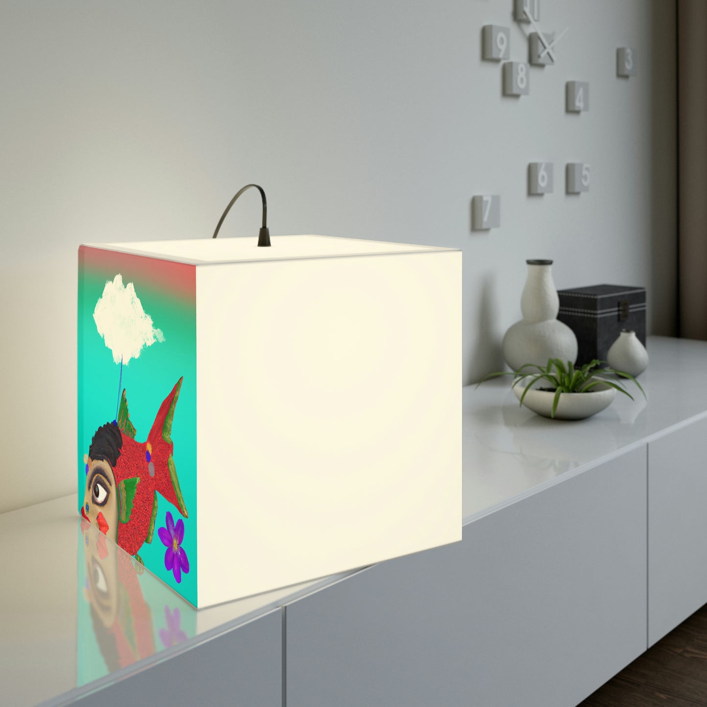 The Mysterious Flying Fish and Its Enigmatic Secret - The Alien Light Cube Lamp
