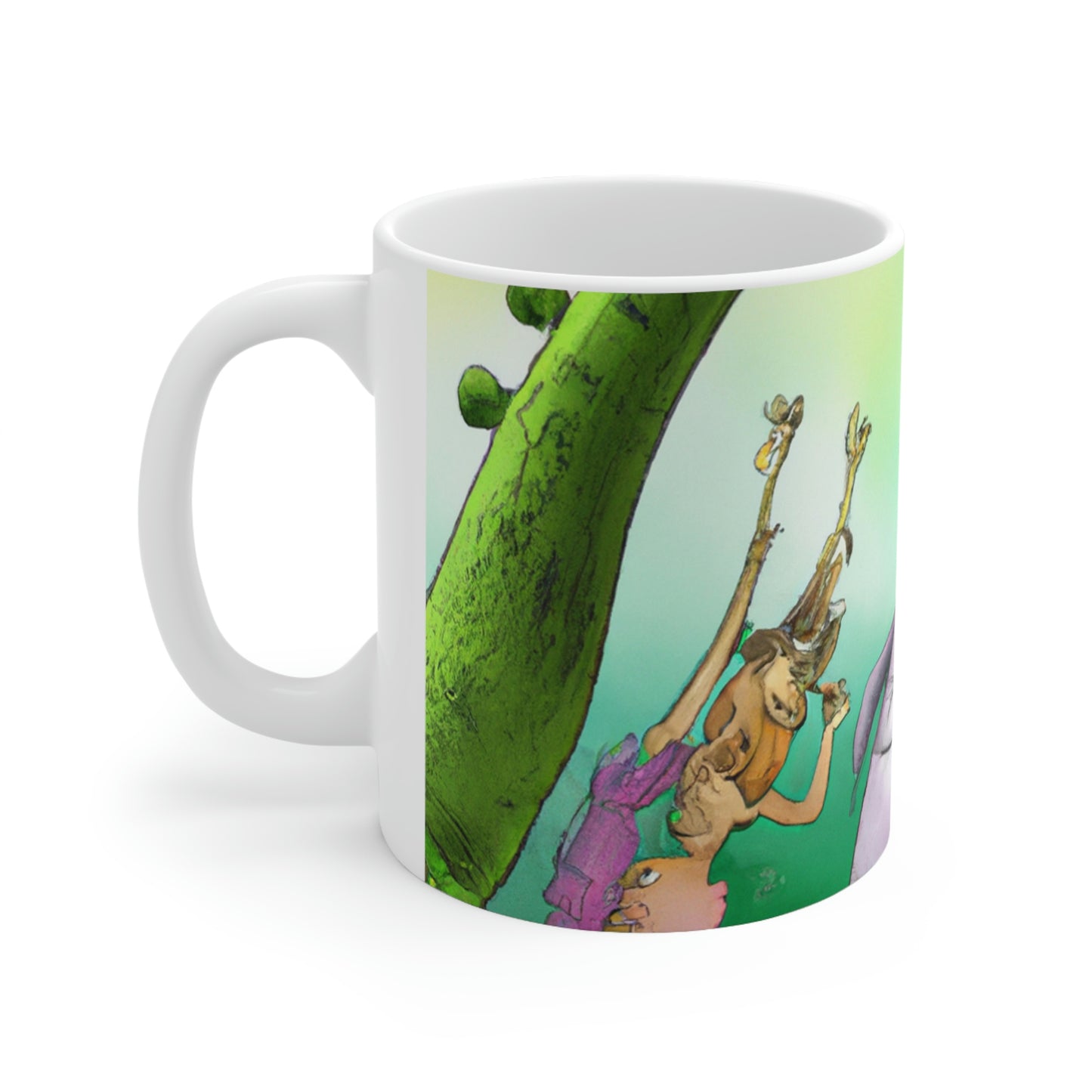 "Intergalactic Zoo Adventures" - The Alien Ceramic Mug 11 oz