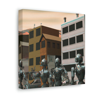 "Robot Town Takeover" - Die Alien-Canva