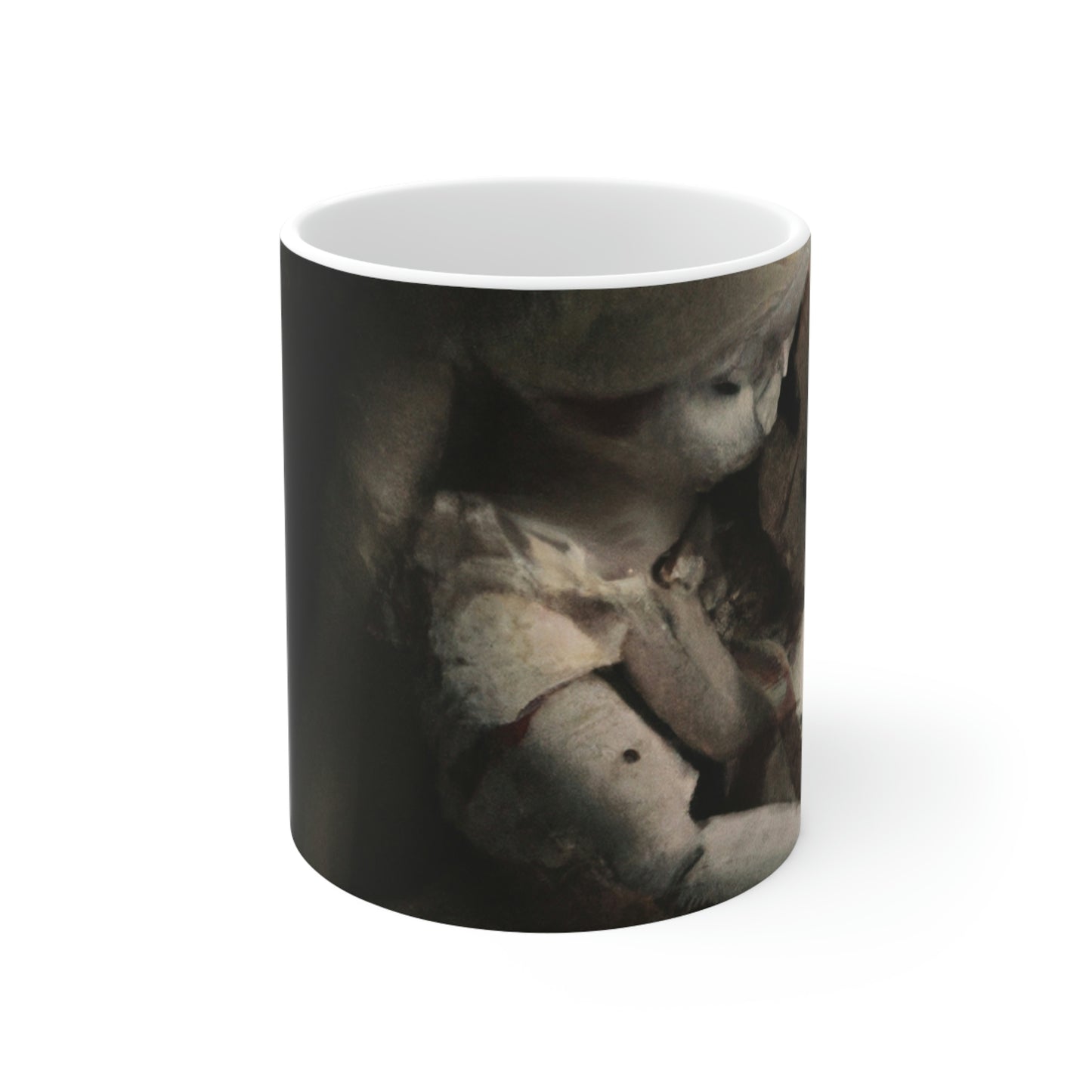 "A Melancholy Tango of Two Dolls" - The Alien Ceramic Mug 11 oz