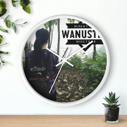 "Lost in Time: Exploring Forgotten Memories Through Wanderlust" - The Alien Wall Clock