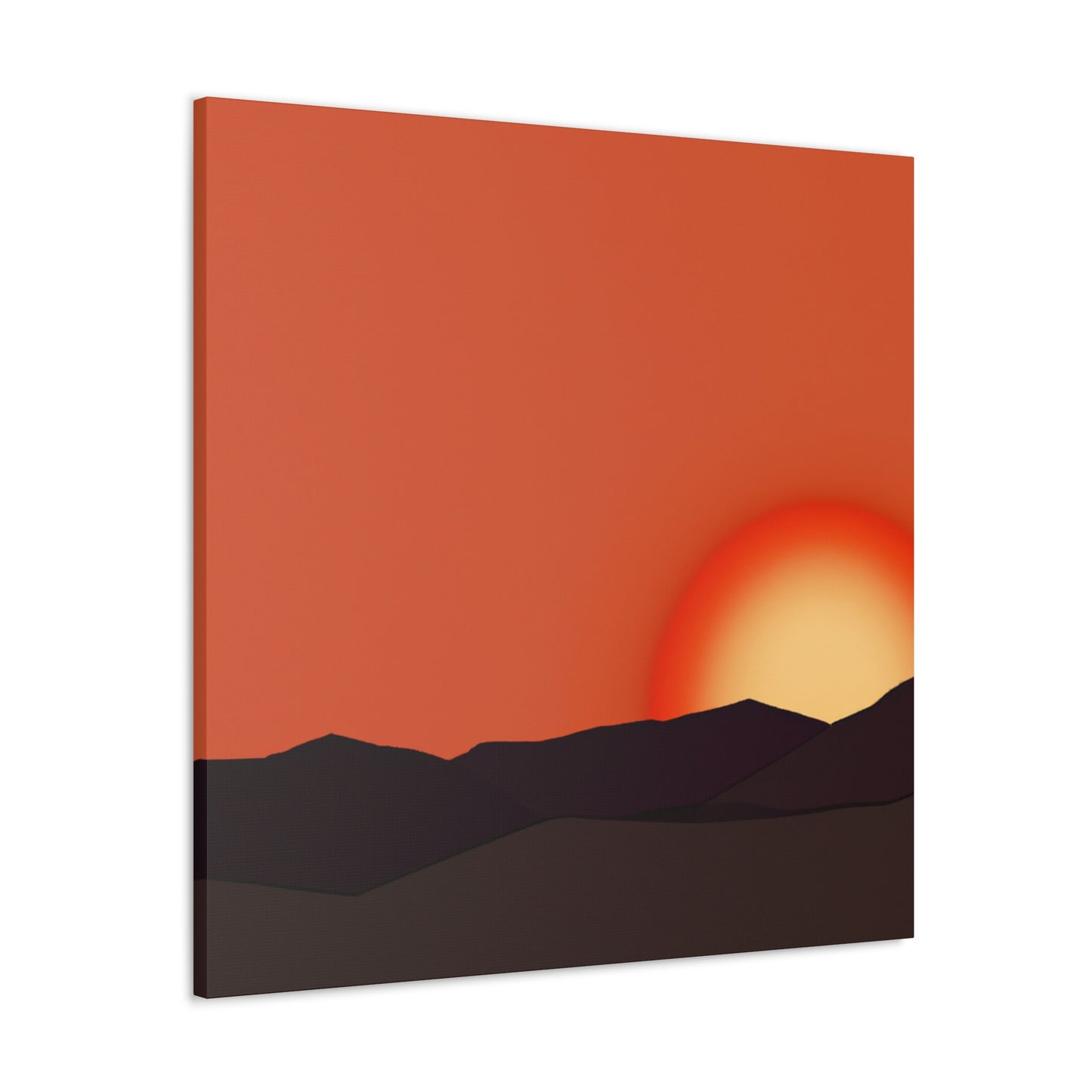 Sunset Artist. - Canvas