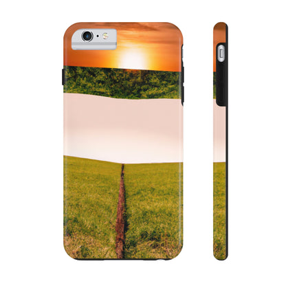 "Golden Horizon at Dusk" - Die Alien Tough Phone Cases