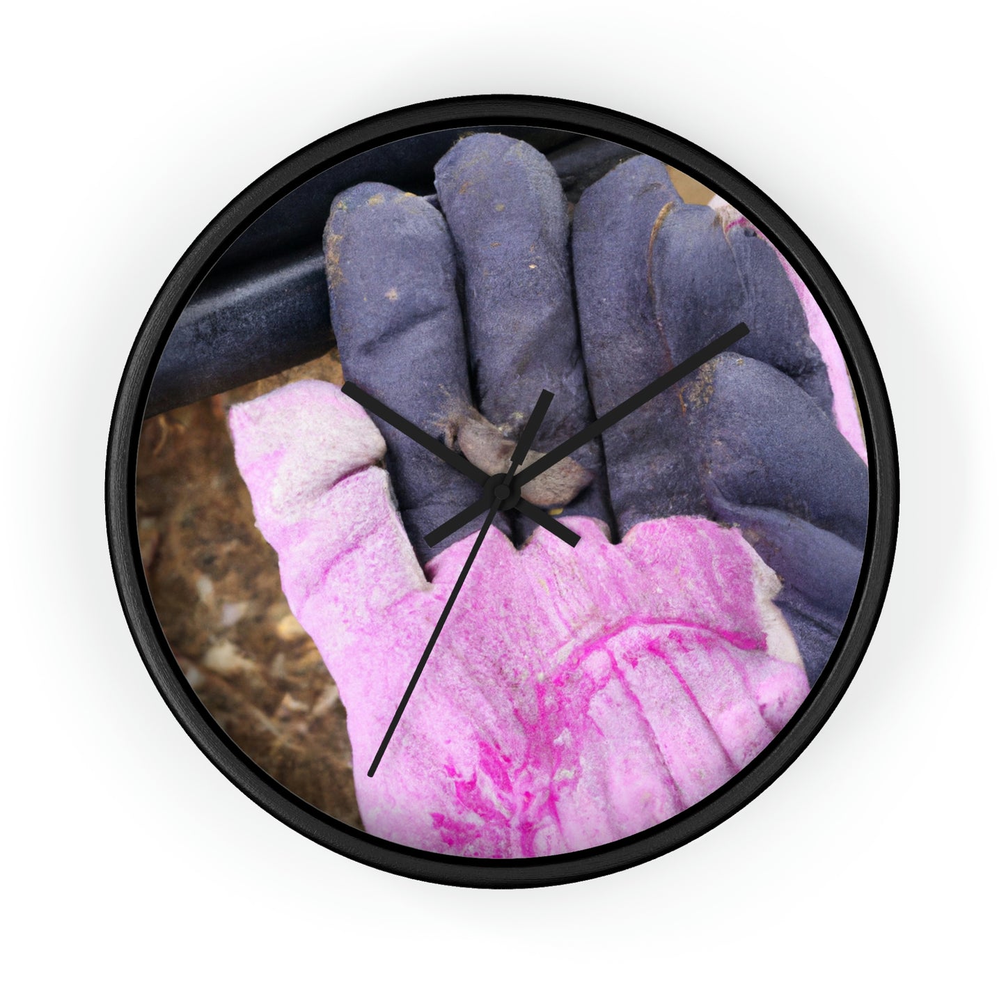 "A Tiny Home in an Old Glove" - The Alien Wall Clock