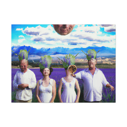 "Lavender Family Reunion: A Blooming Celebration" - The Alien Canva