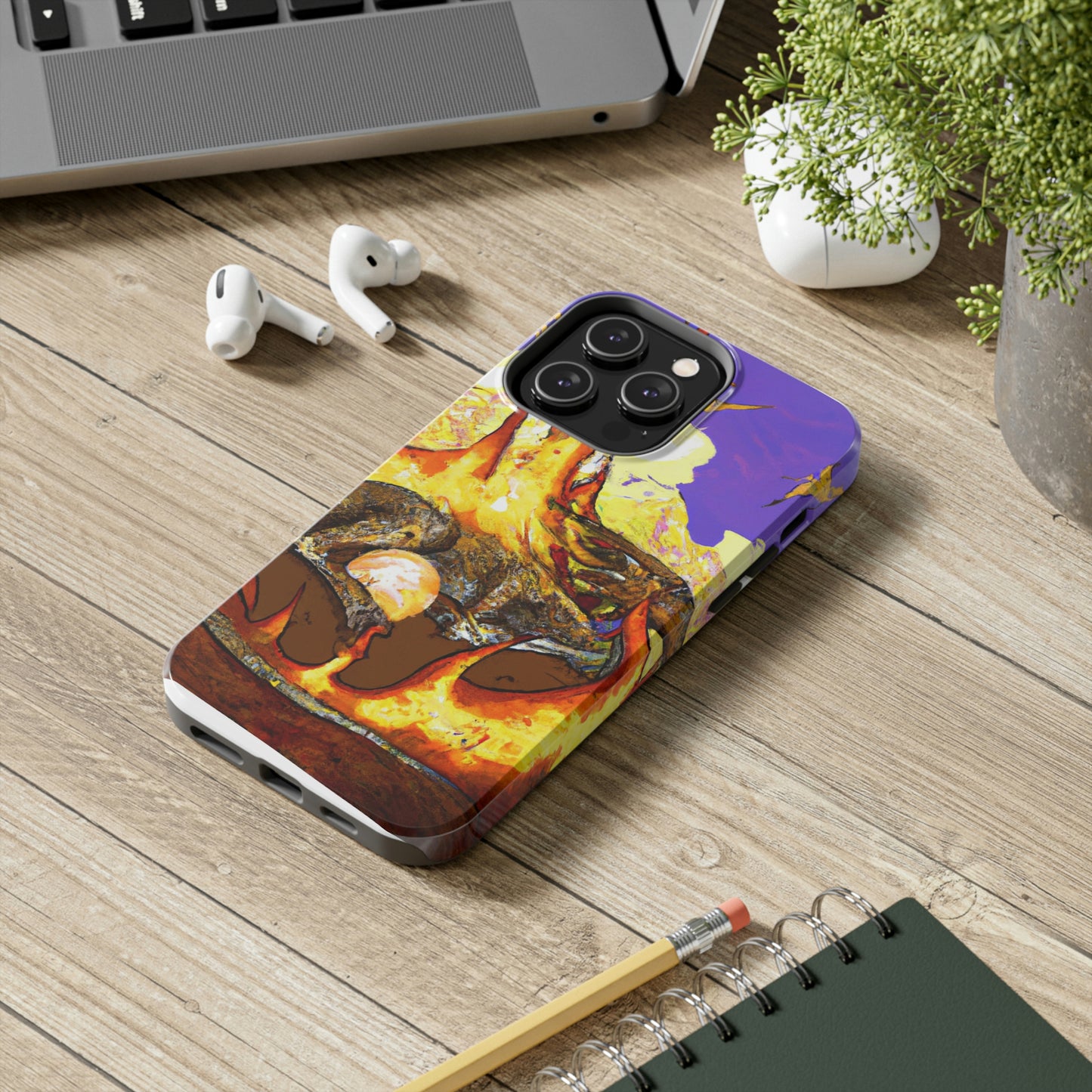 "Un dragón dormido en un abrazo infernal" - The Alien Tough Phone Cases