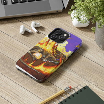 "A Slumbering Dragon in an Infernal Embrace" - The Alien Tough Phone Cases