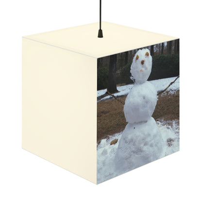 "The Frosty Snowcone Snowman" - The Alien Light Cube Lamp