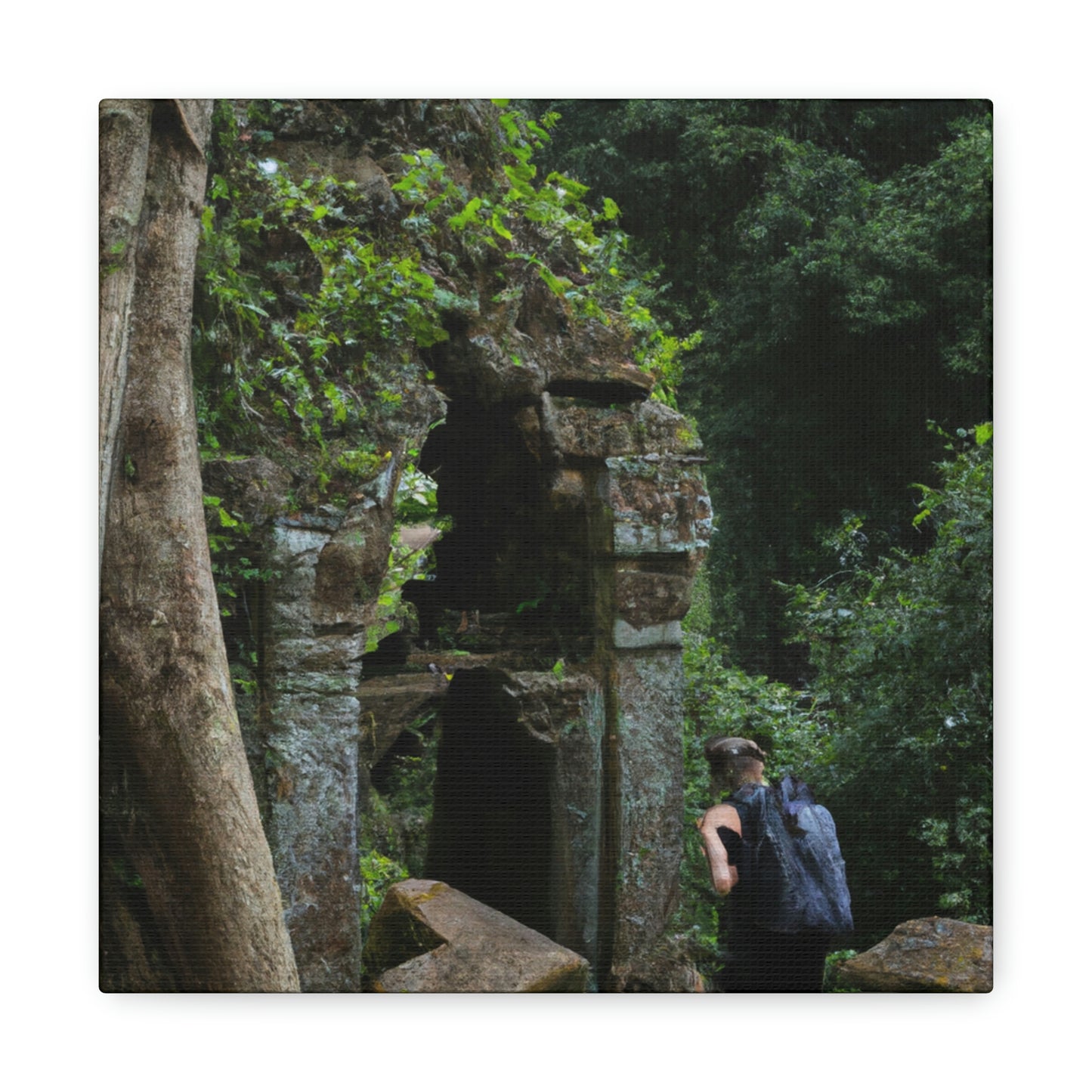 Exploring the Forgotten Temple in the Jungle - The Alien Canva