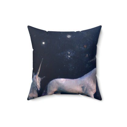 "Moonlit Mystique" - The Alien Square Pillow