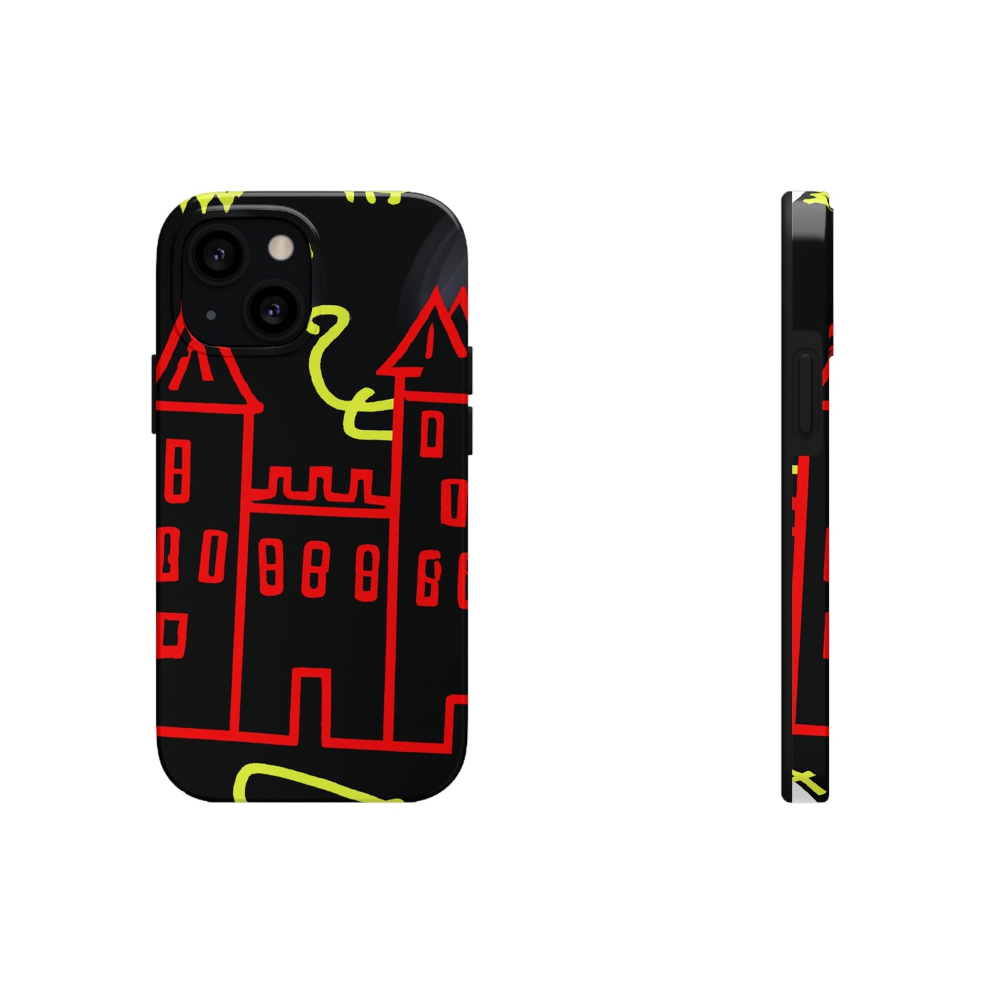 "A Haunted Shadow: The Dark Secrets of the Old Castle on a Gloomy Night" - The Alien Tough Phone Cases