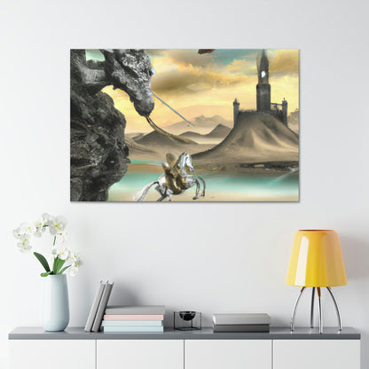 Der Ritter und der Thron des Drachen - The Alien Canva