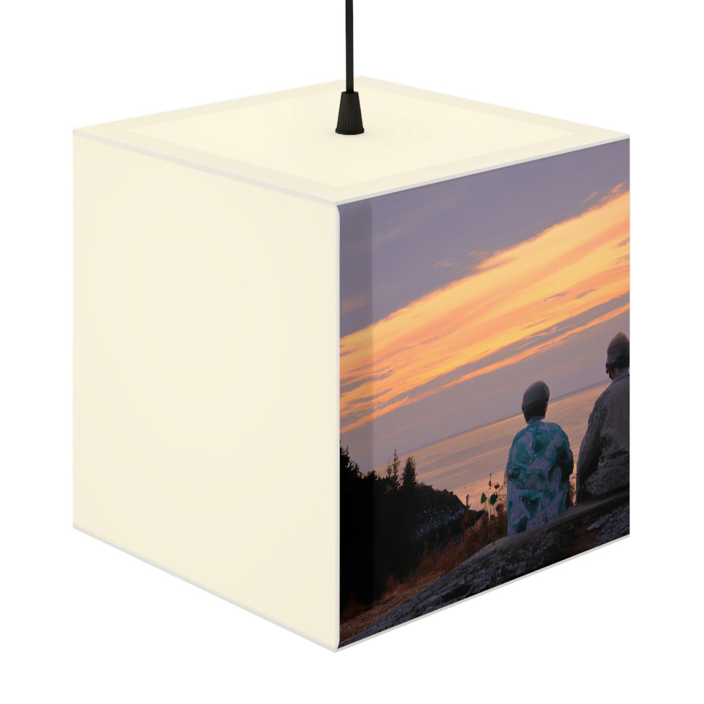 "Embracing the Evening" - Die Alien Light Cube Lampe