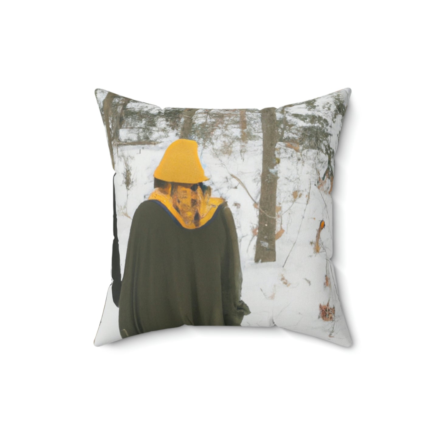 "Fairytale in the Snow" - The Alien Square Pillow