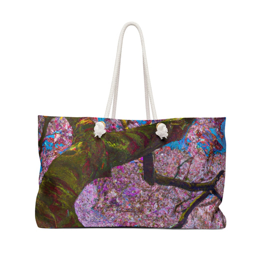 "Un momento de calma bajo los cerezos en flor" - The Alien Weekender Bag