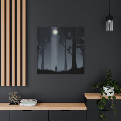 Lost in the Moonlight Forest. - The Alien Canva