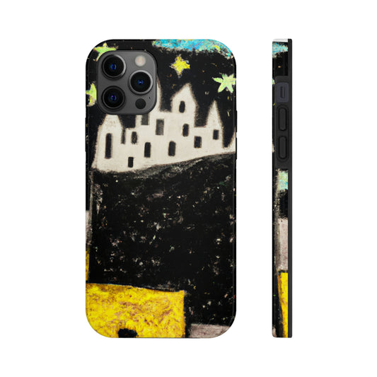 "Cosmic Oasis: A Journey to a Floating City Amid the Sea of Stars" - The Alien Tough Phone Cases