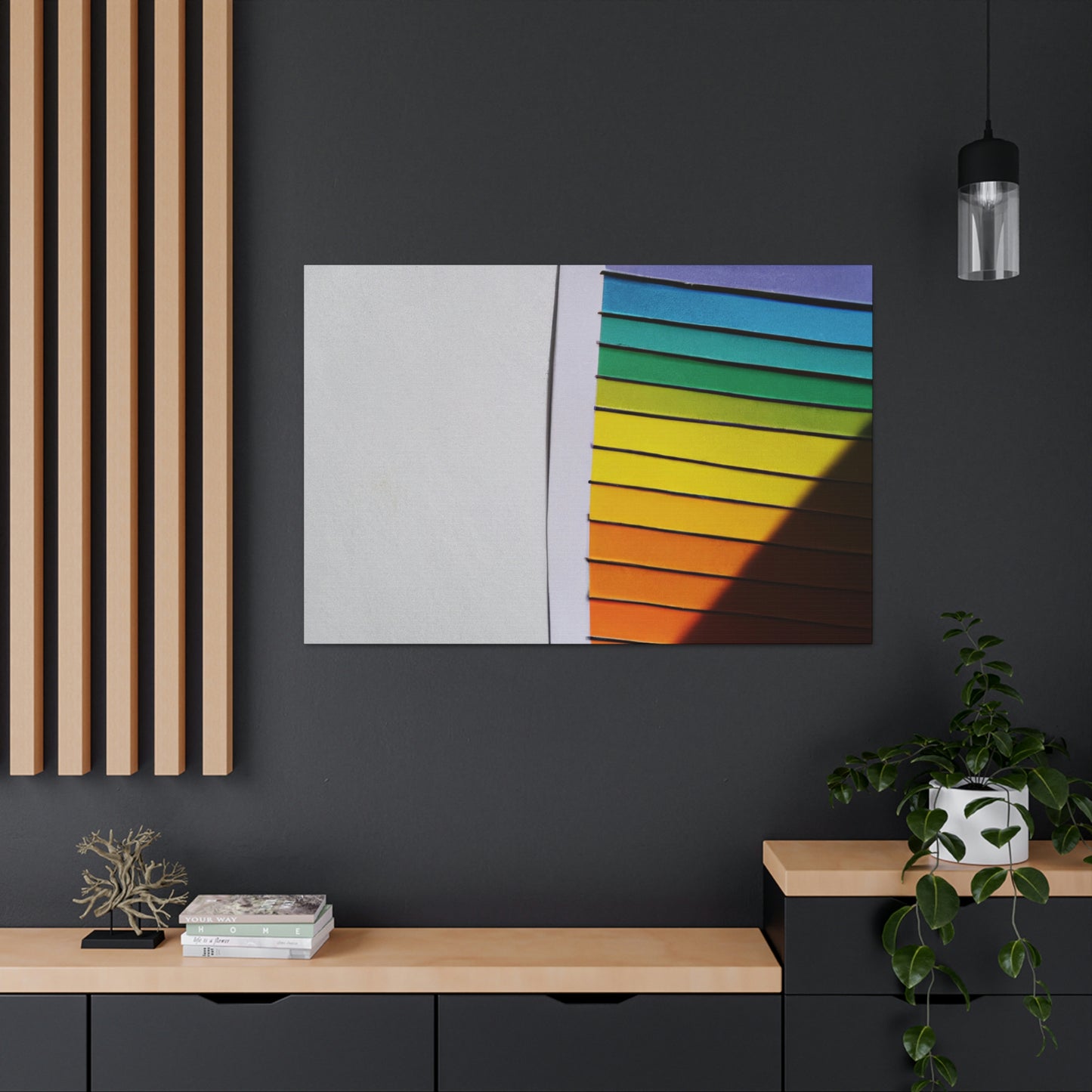 'The Colors of Joy: A Rainbow of Happiness' - Canvas