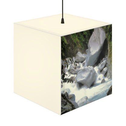 "Canyon Chaos: The Rockslide Race" - Die Alien Light Cube Lampe