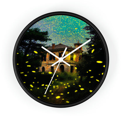 "A Shining Embrace of Fireflies" - The Alien Wall Clock