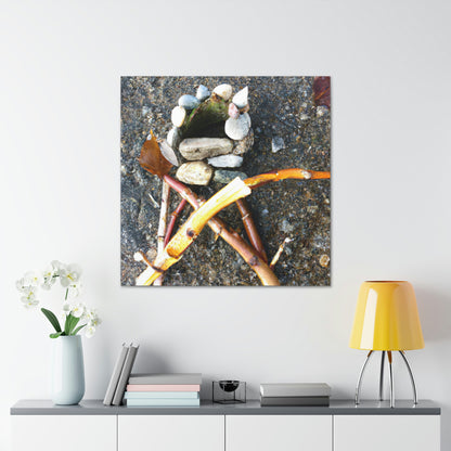 "A Walk in Nature's Sculpture Garden" - Canvas