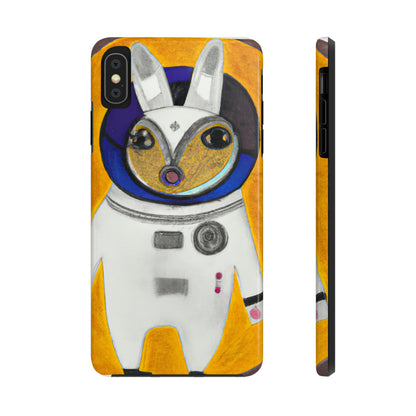 "Hopping to the Moon: Die weltraumgebundenen Abenteuer eines schelmischen Kaninchens". - Die Alien Tough Phone Cases