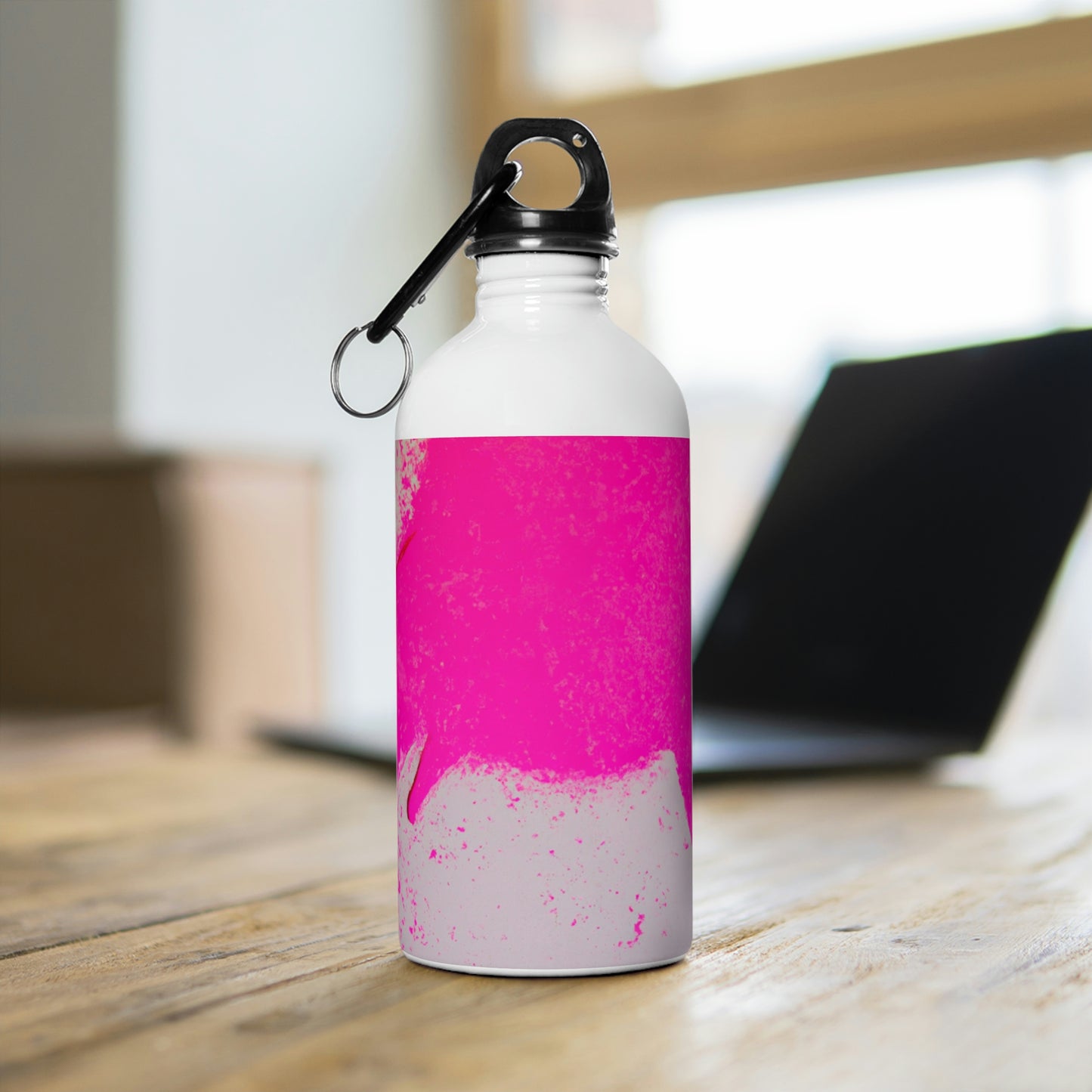 Pink Elephant Galaxies - The Alien Stainless Steel Water Bottle