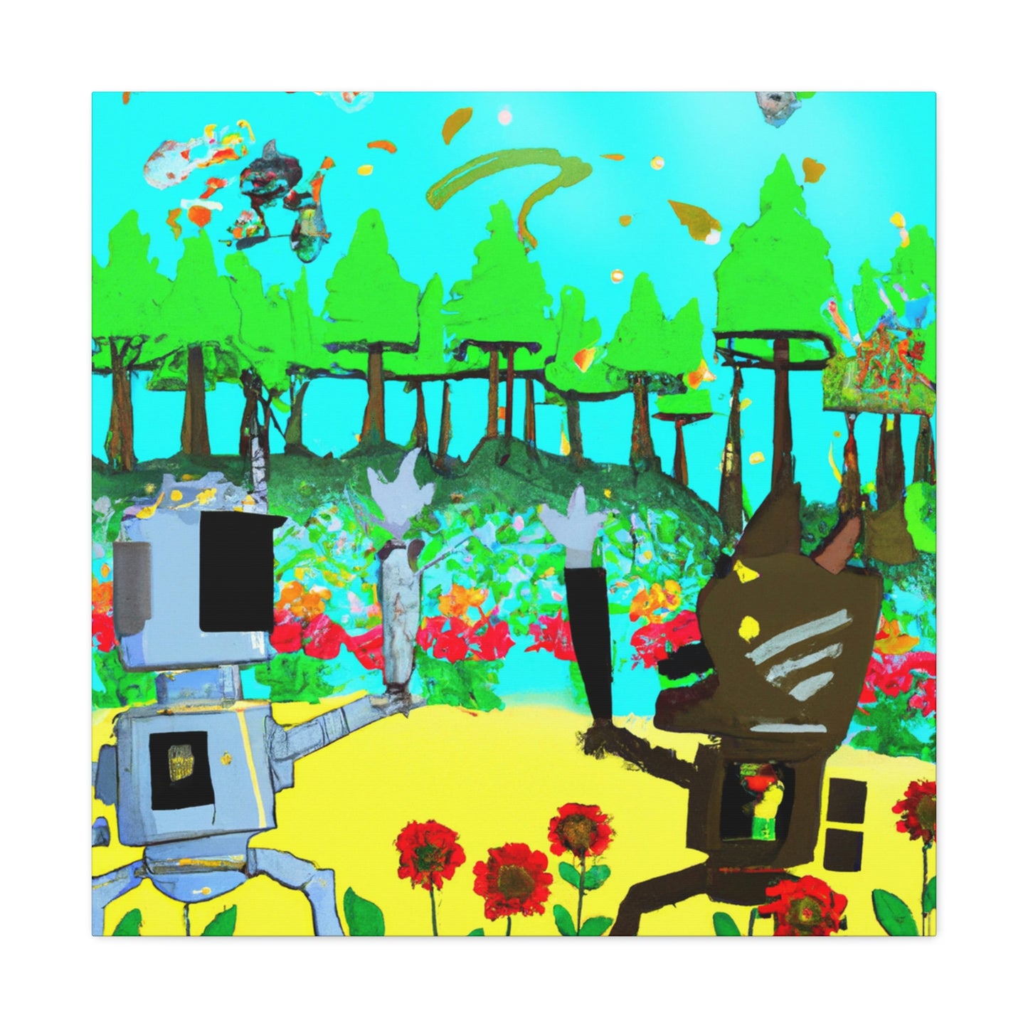 Robo Garden Wars - Die Alien-Canva