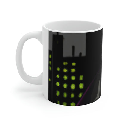 "Stranded in Mystery City" - The Alien Ceramic Mug 11 oz