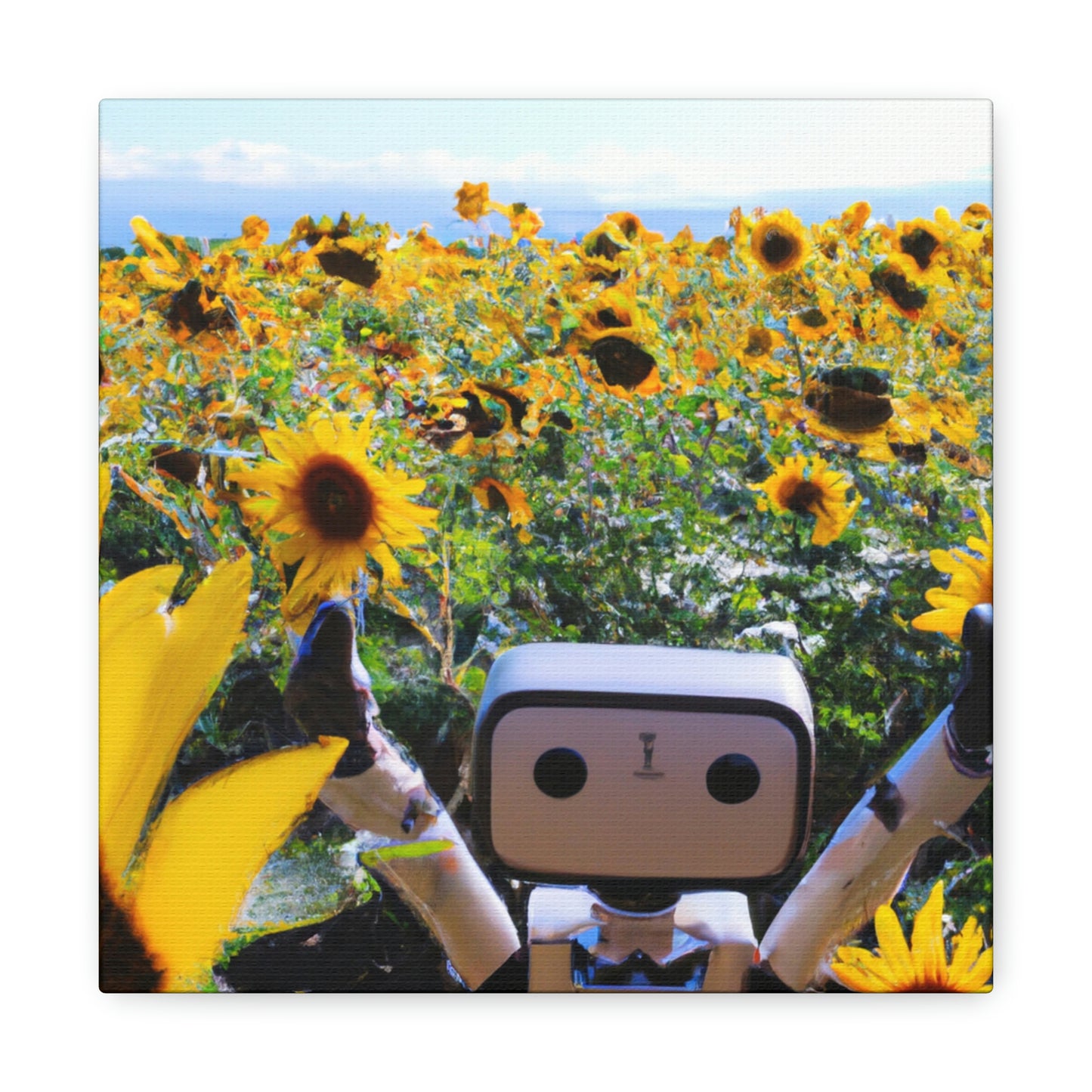 "Robot's Sunshine Joy" - The Alien Canva