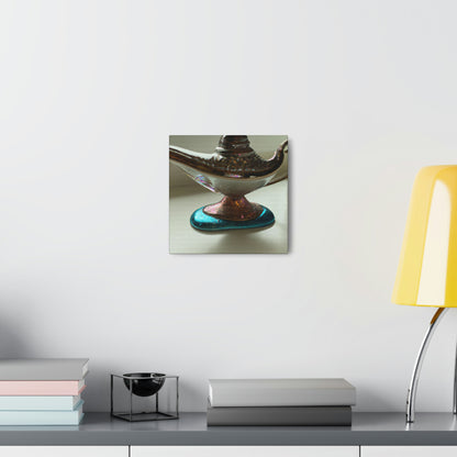 "Wish Upon a Magic Lamp" - The Alien Canva