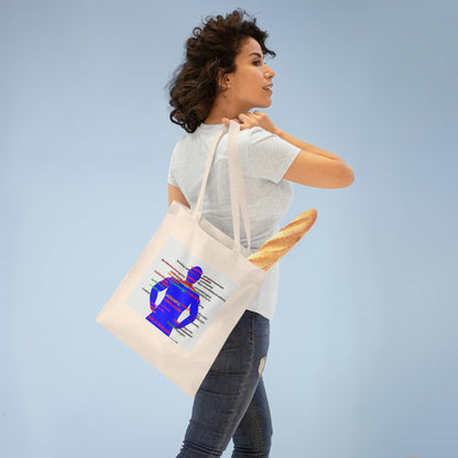 "The Superheroic Word Art Portrait" - The Alien Tote Bag