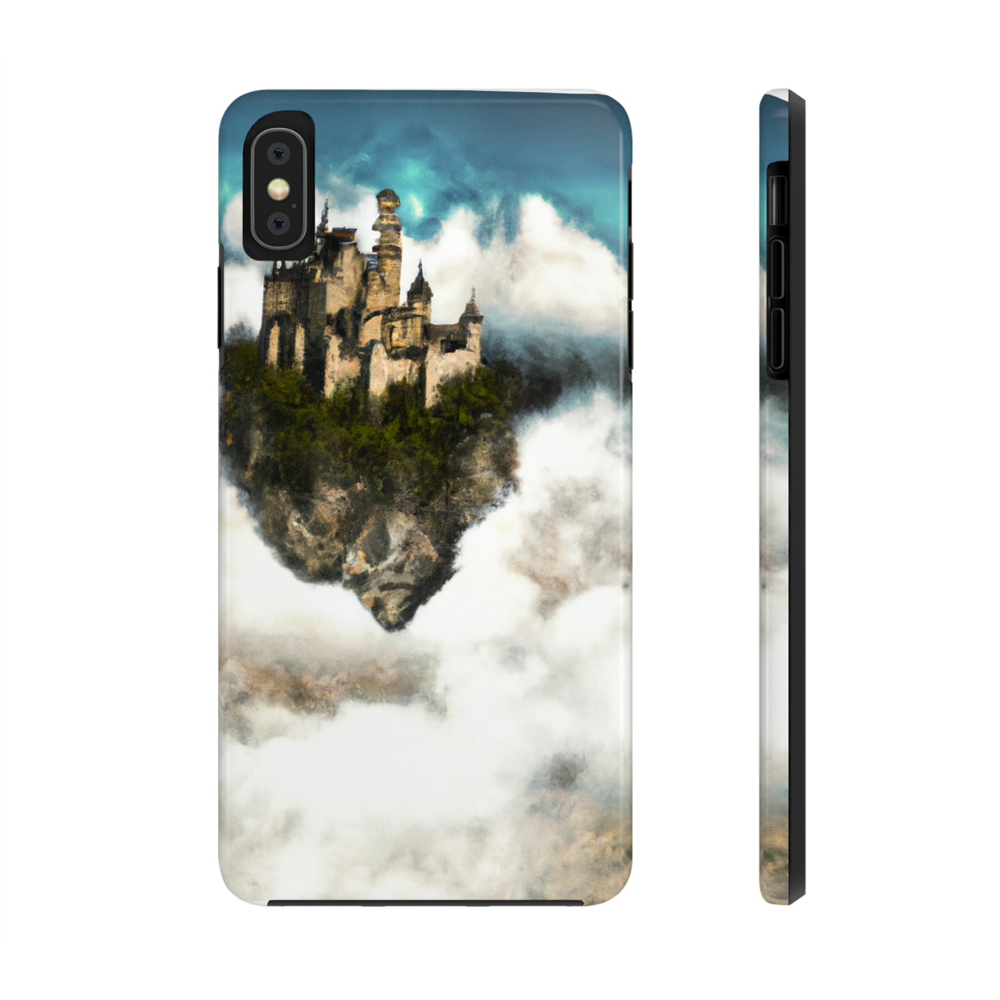 Mystic Castle in the Sky - Die Alien Tough Phone Cases