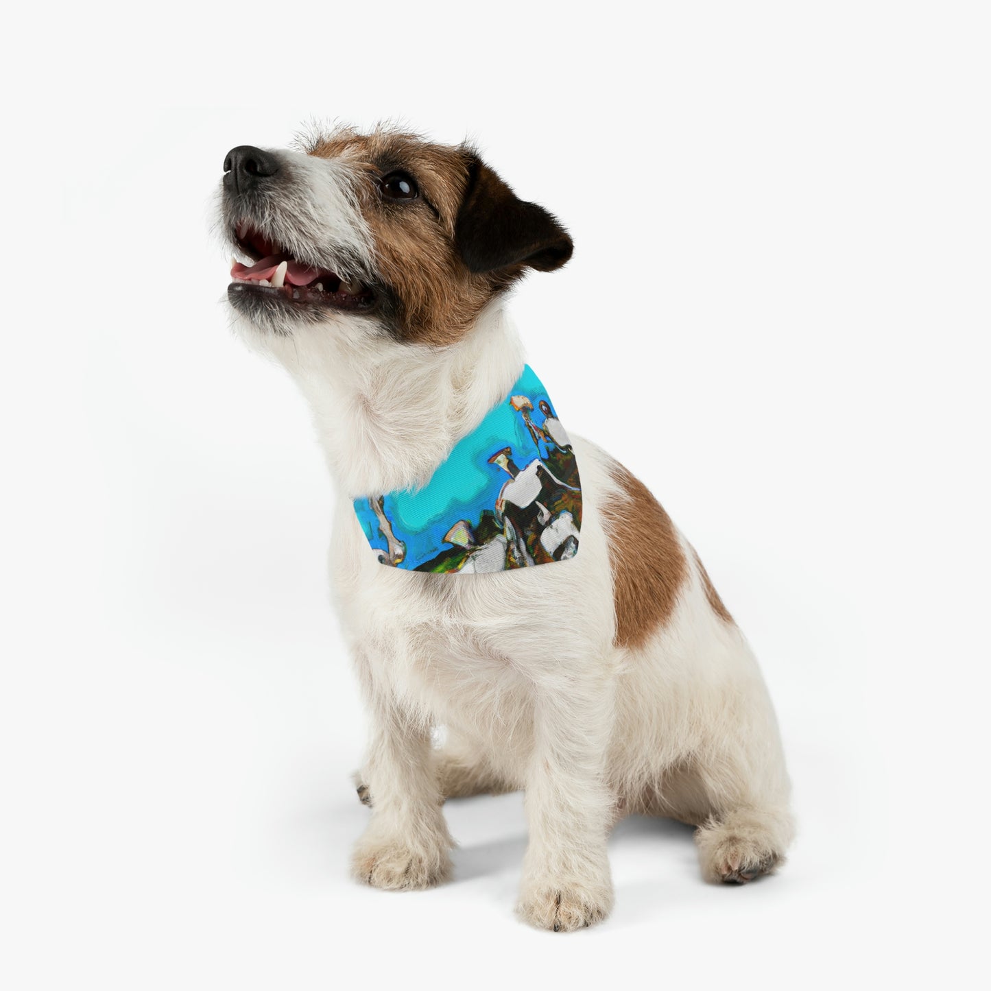 Robot Rolling Rhythms - The Alien Pet Bandana Collar