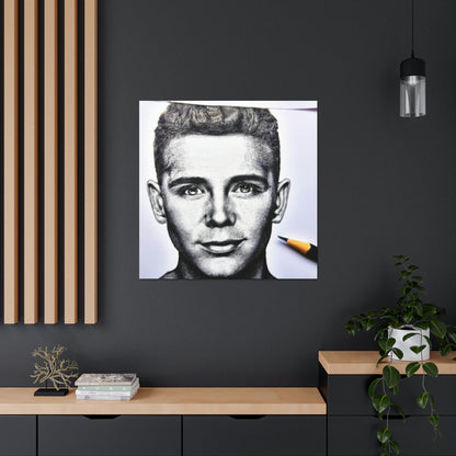 "Playing with Monochrome: Create a Celebrity Portrait with Pens" - The Alien Canva