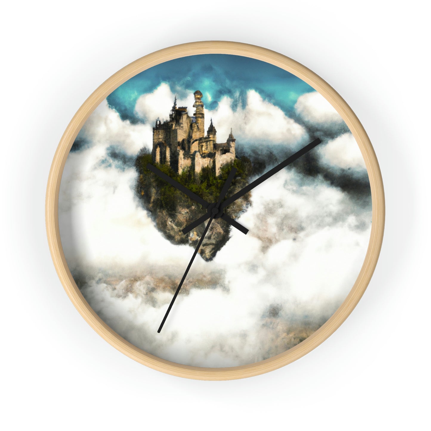 Mystic Castle in the Sky - The Alien Wall Clock