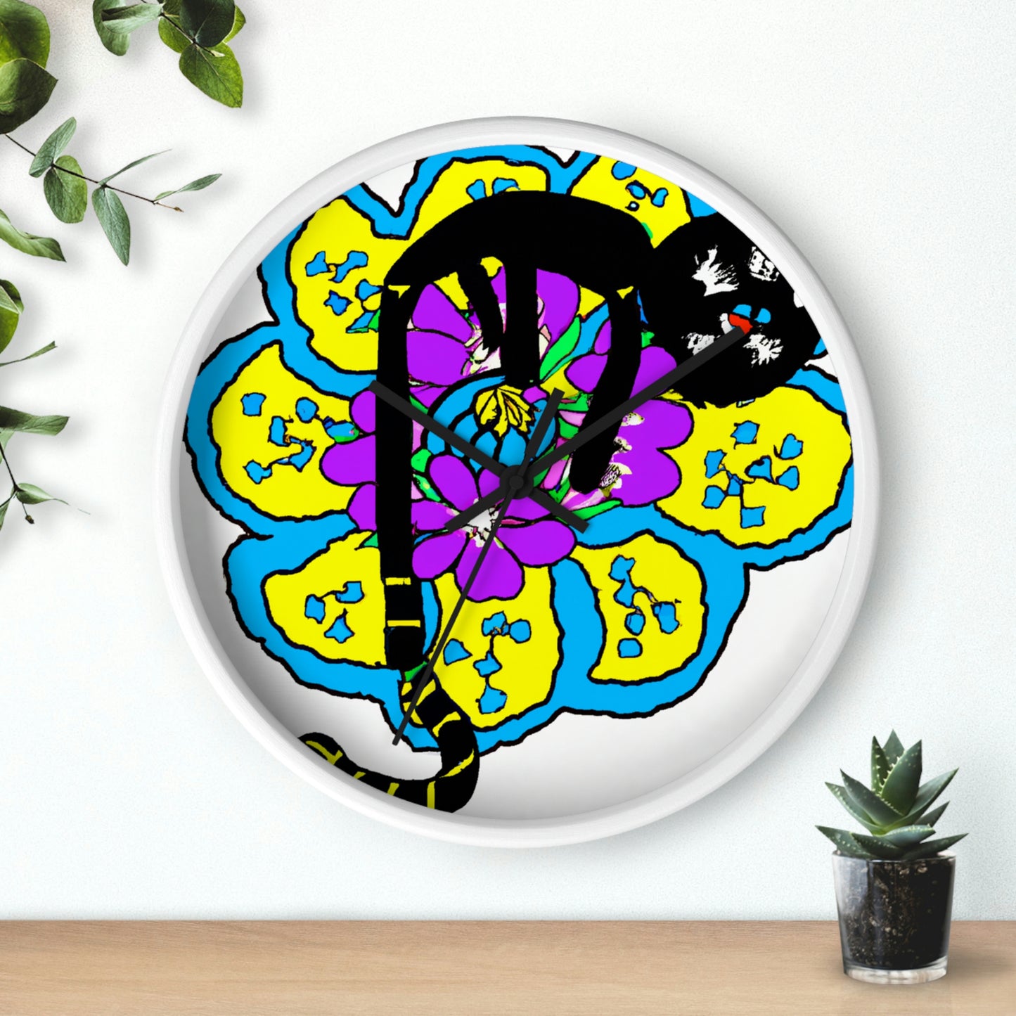 "Dreamy Dalliance" - The Alien Wall Clock