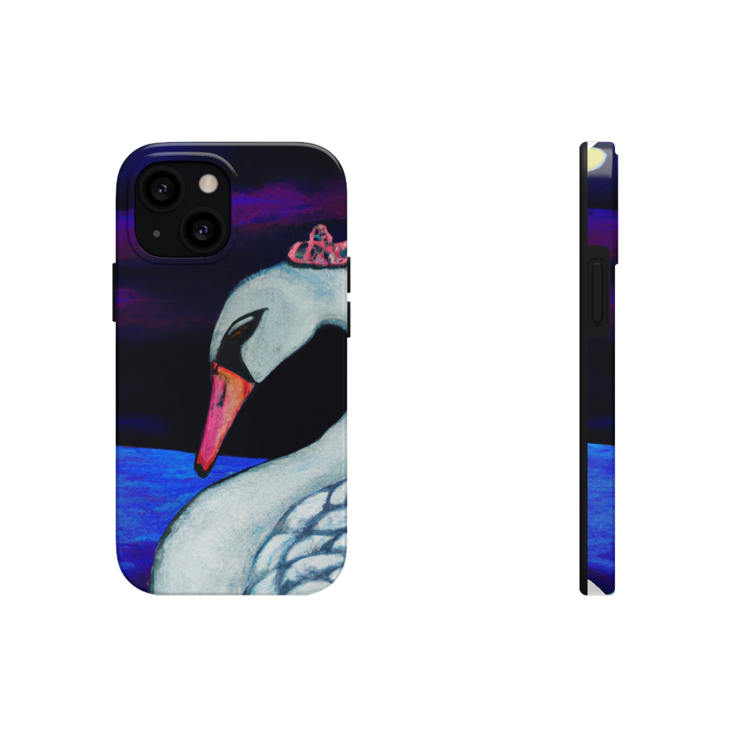 "A Swan's Lament: The Widwed Heavens" - Die Alien Tough Phone Cases