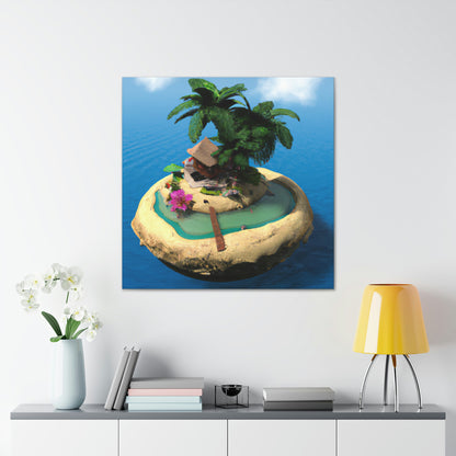 "Island Paradise in the Sky" - The Alien Canva