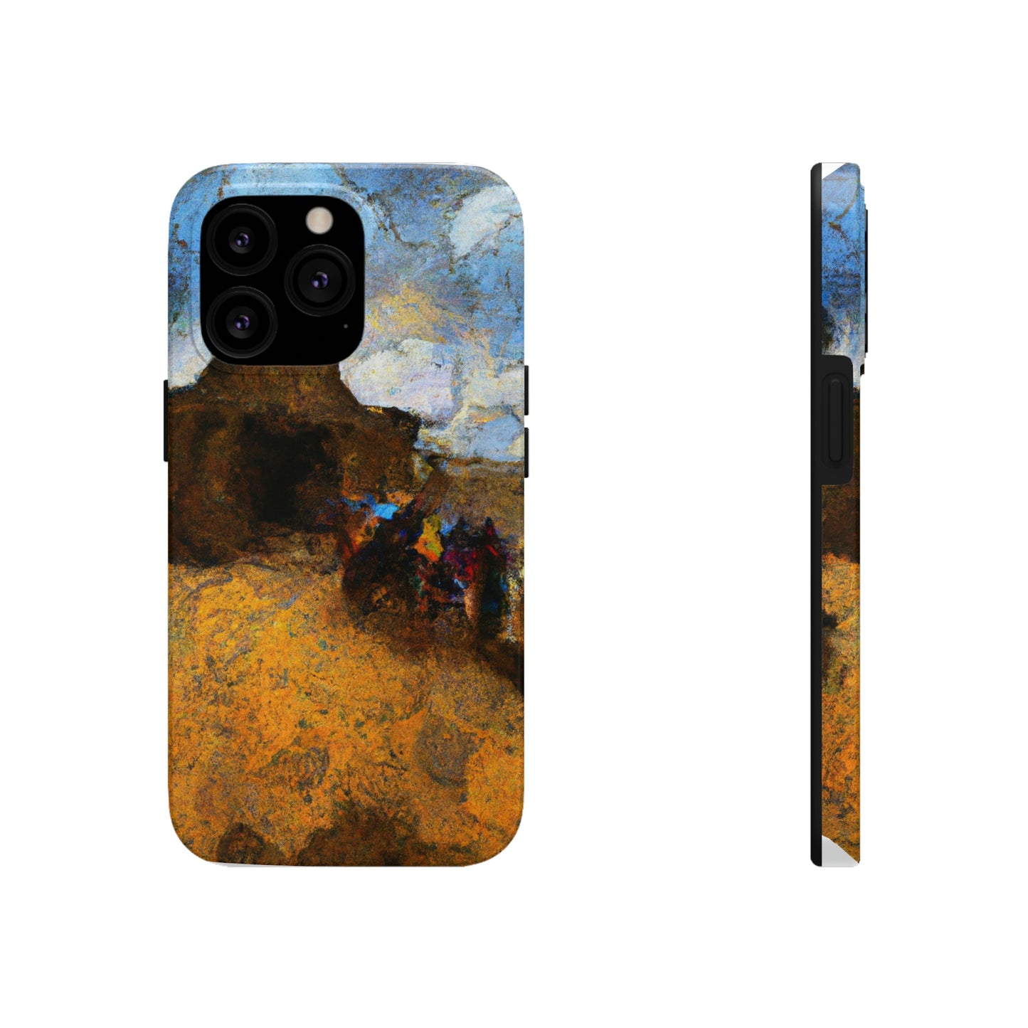 "Dusty Pilgrims at the Forgotten Shrine" - The Alien Tough Phone Cases