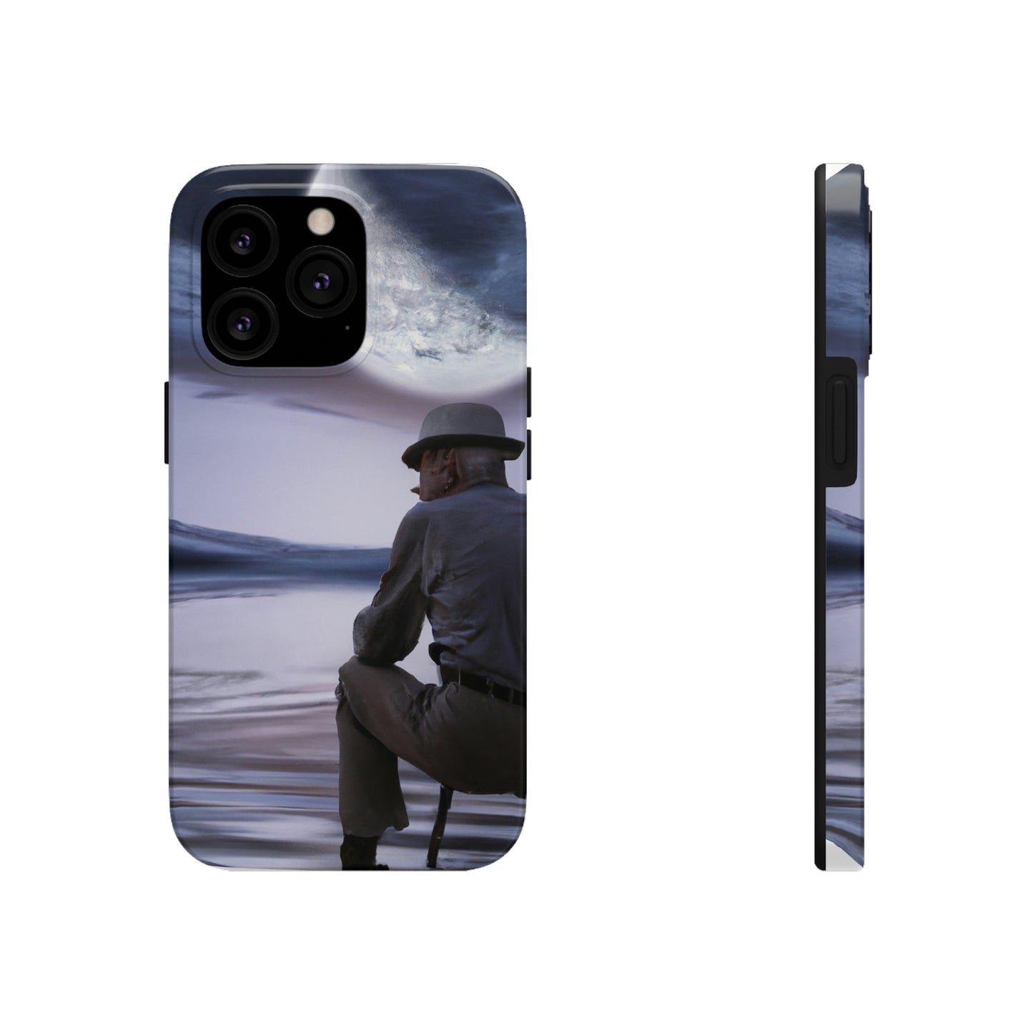 Moonlight Reflections on a Quiet Lake – Die Alien Tough Phone Cases