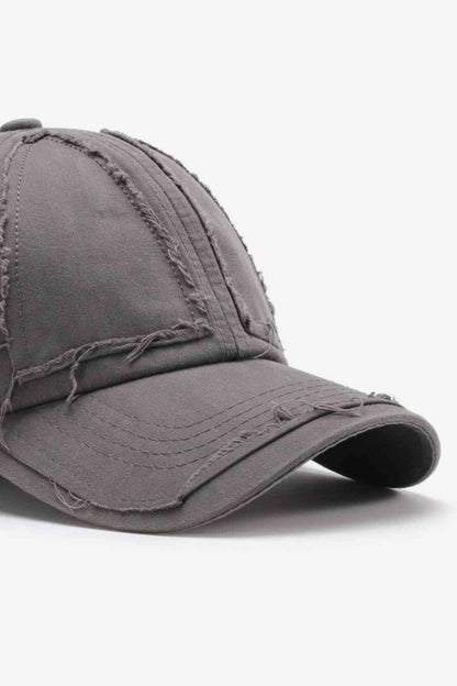 Gorra de béisbol ajustable desgastada