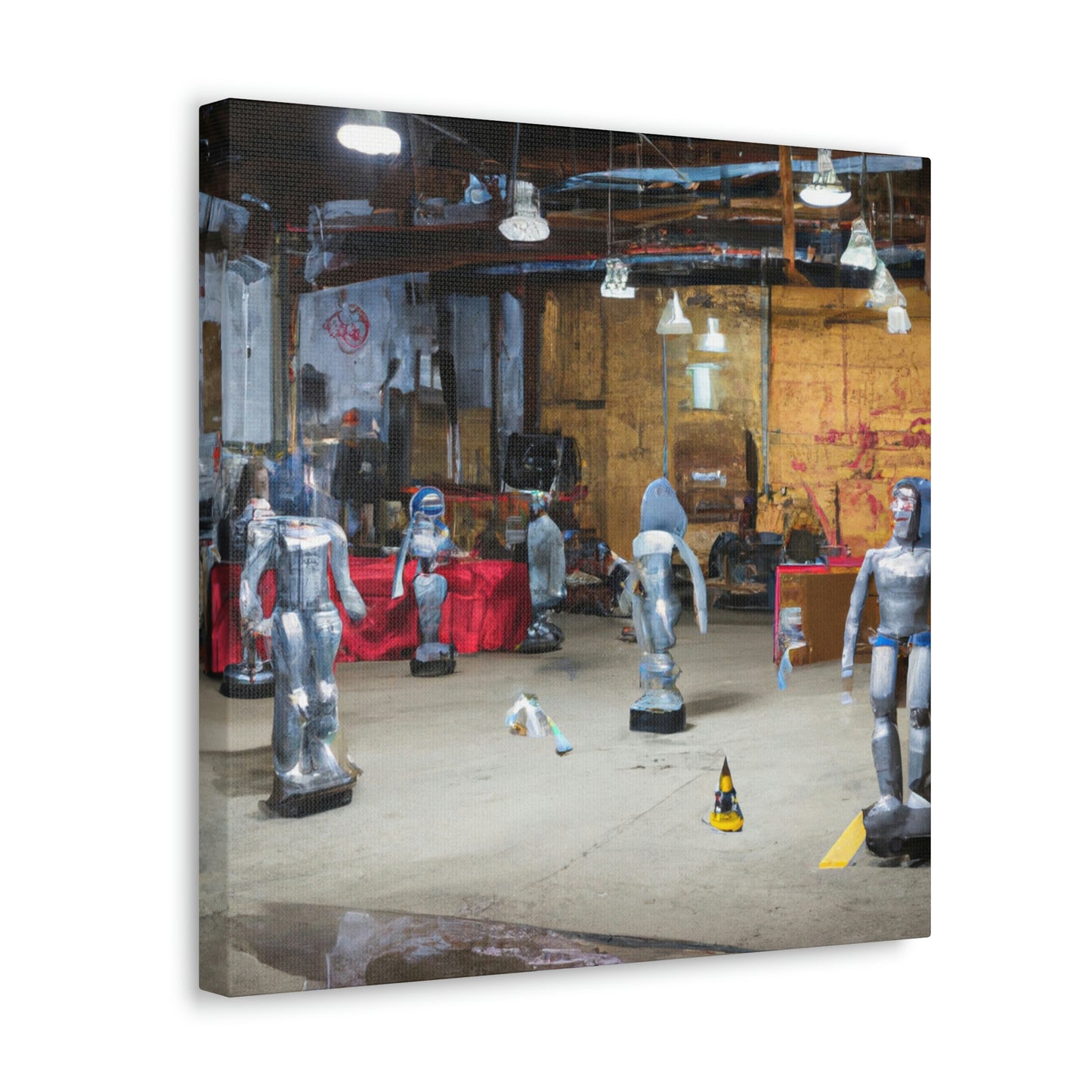 "Dancing with Machines: A Warehouse Musical" - The Alien Canva