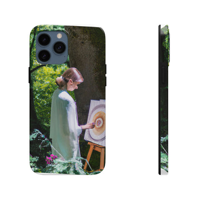 "Encantamiento en aceite: la visión de un bosque mágico de un joven artista" - The Alien Tough Phone Cases