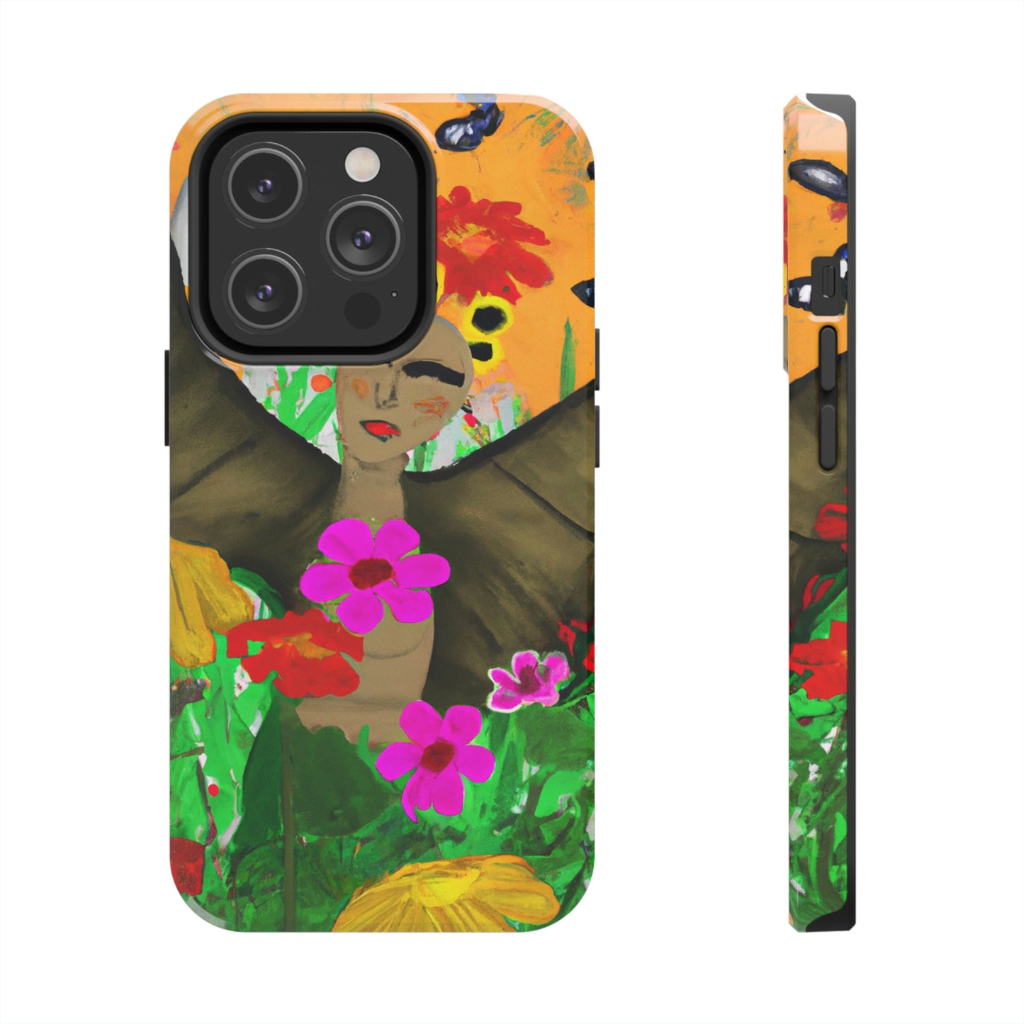 "Butterfly Ballet in the Wildflower Meadow" - The Alien Tough Phone Cases