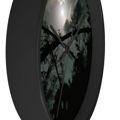 "A Moonlit Mystical World" - The Alien Wall Clock