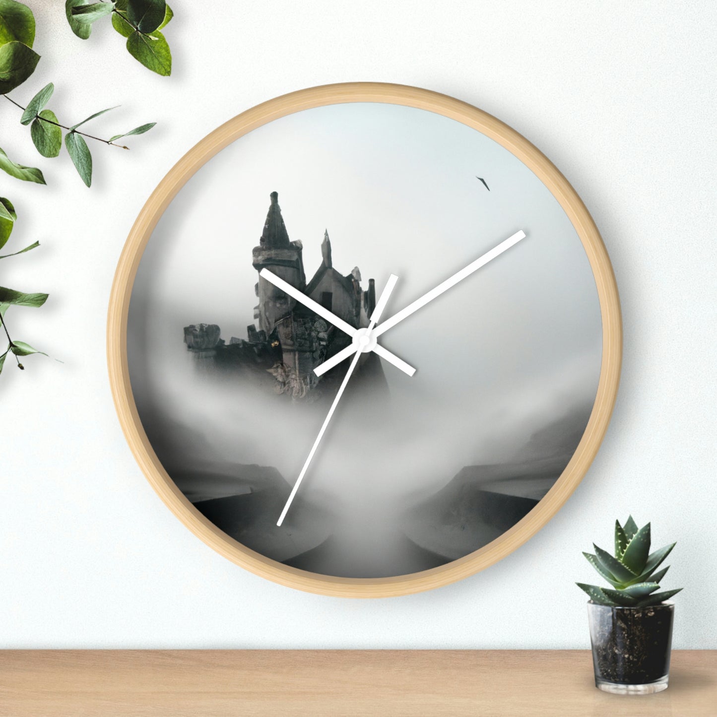 "Ghostly Citadel of the Mist" - The Alien Wall Clock