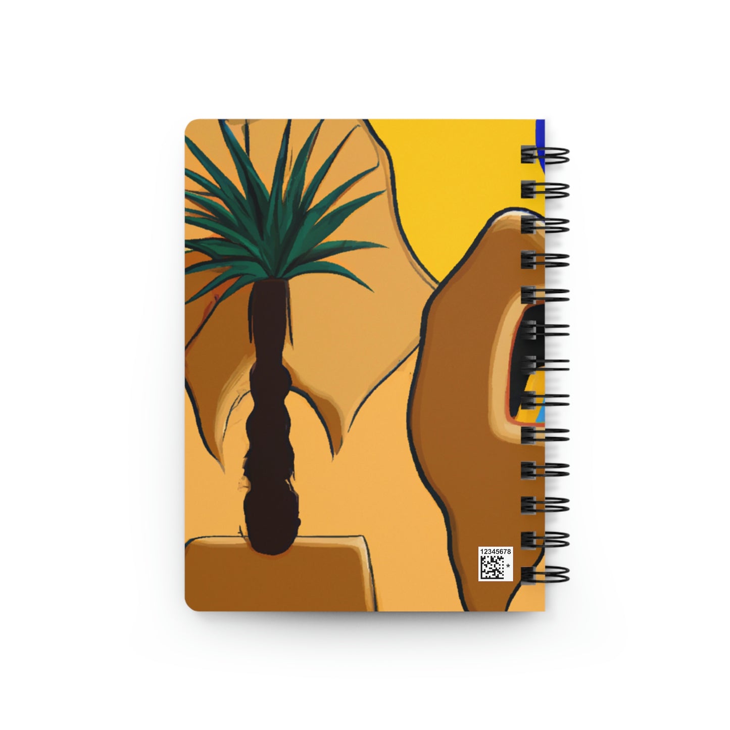 "Desert Mirage: The Forgotten Oasis" - The Alien Spiral Bound Journal