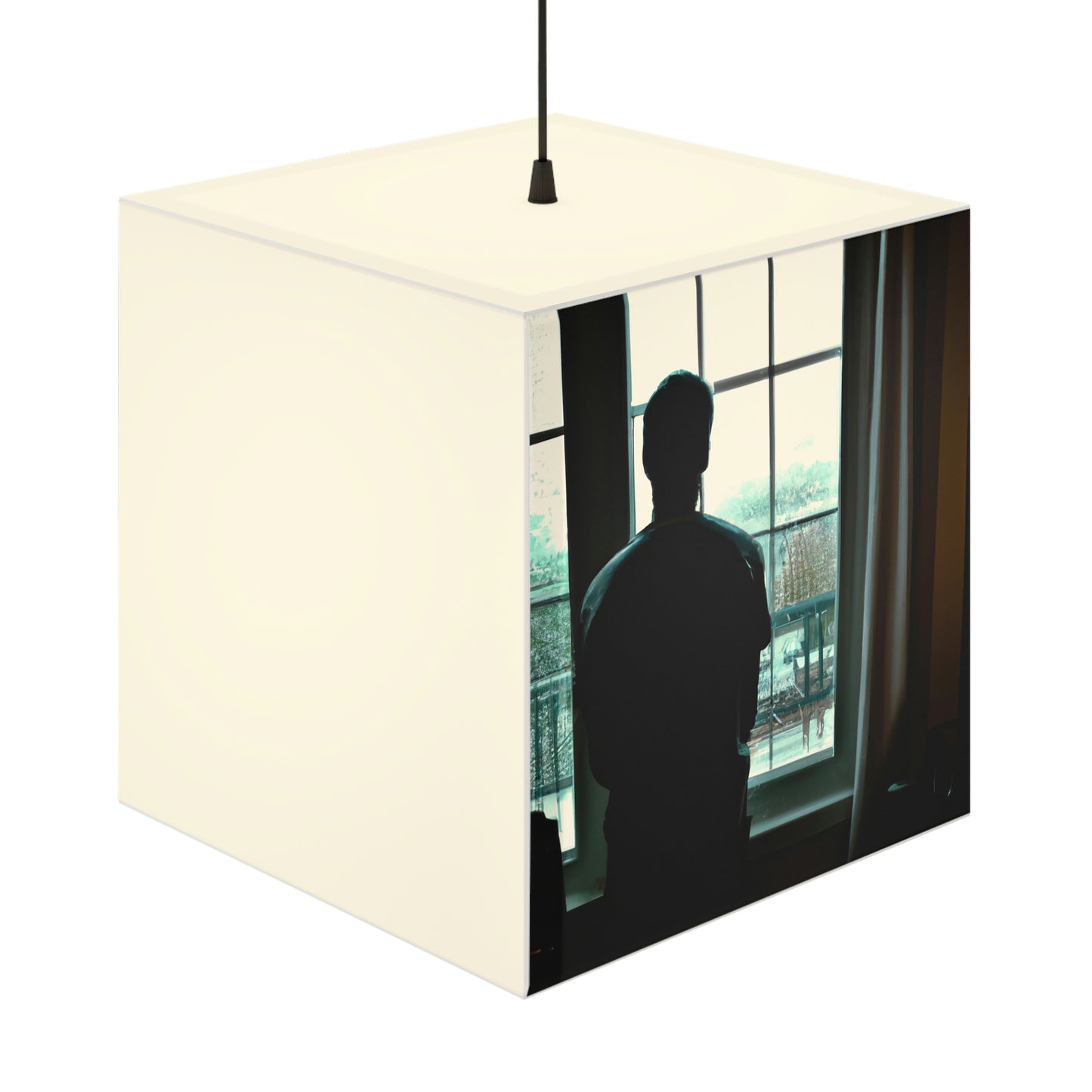 Sad Solitude - The Alien Light Cube Lamp