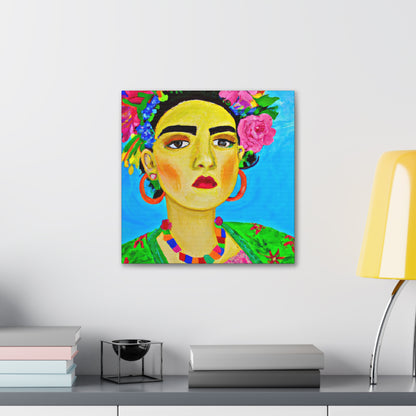 "Feroz y libre: un tributo a las mujeres mexicanas inspirado en Frida Kahlo" - The Alien Canva